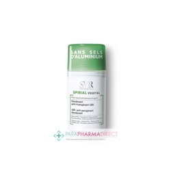 SVR Spirial Végétal Roll-On Déodorant Anti-Transpirant Intense 48H Sans Sels d'Aluminium 50ml