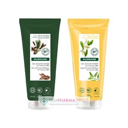 Klorane Cupuaçu Gel Douche Nutritif Ecorce de Cèdre + Gel Douche Nutritif Fleur d'Oranger 2x200mlLot  × 2