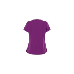 koi Sapphire Four-Way Stretch Scrubs Split Neck Top