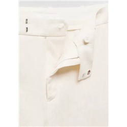 Pantalón traje lino