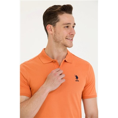 Erkek Kiremit Basic Polo Yaka Tişört