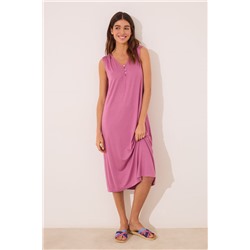 Camisón sin mangas rosa