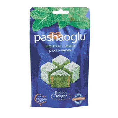 Рахат-Лукум "Pashaoglu" 150 гр ментол-мята 1/18, шт