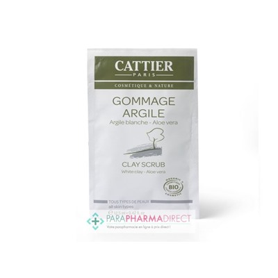 Cattier Gommage Argile Blanche BIO 12.5ml