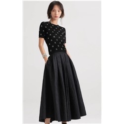 Нежная кофточка с коротким рукавом Ka*rl Lagerfe*ld