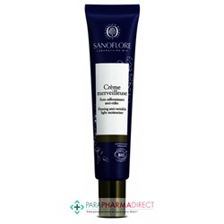 Sanoflore Crème Merveilleuse Légère - Soin de Jour Lissant Anti Rides BIO 40 ml