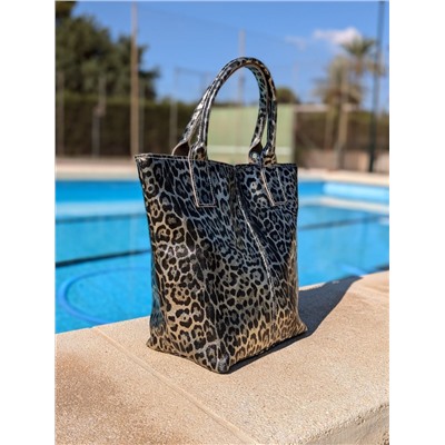 PELLE - Shopper napa print