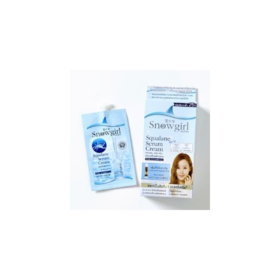 Японская крем-сыворотка с скваленом акулы 10 gr / Squalane Serum Snowgirl 10 gr