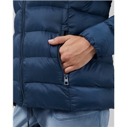 WOMEN'S LIGHTWEIGHT POLY-FILL PACKABLE HOODED JACKET