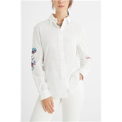 Camisa patch flores