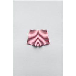 STRIPED RUSTIC SHORTS