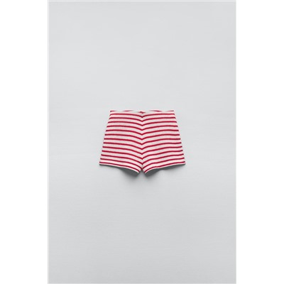 STRIPED RUSTIC SHORTS