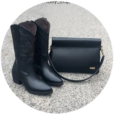 TEKILA 7000 negro+Ab.Zapatos PELLE Milan (930) АКЦИЯ