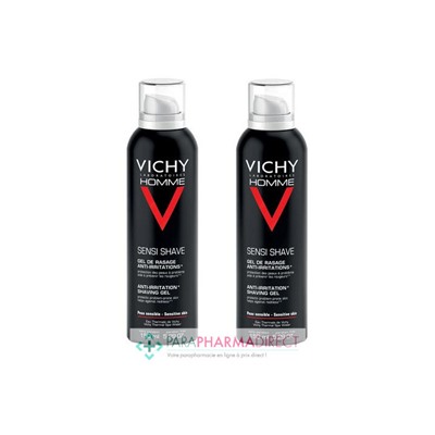 Vichy Homme Gel de Rasage Anti-Irritations 2x150mlLot  × 2