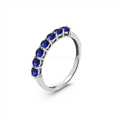 Серьги из серебра с фианитами родированные 925 пробы с-7208р232