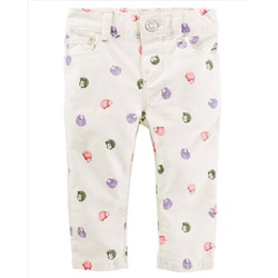 Hedgehog Print Stretch Twills