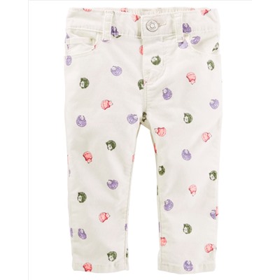 Hedgehog Print Stretch Twills