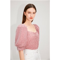 Top de seda Rosa viejo