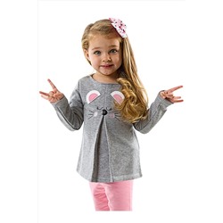 Denokids Uykucu Fare Kız Çocuk Tunik CFF-18S1-179-U