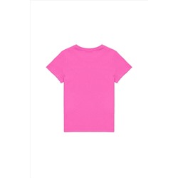 Erkek Çocuk Pembe Bisiklet Yaka Tişört