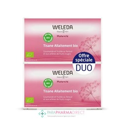 Weleda Maternité Duo Tisane Allaitement Fruits Rouges Bio 2x20 sachets