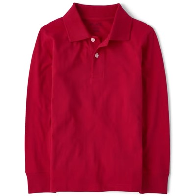 The Children’s Place  Boys Uniform Soft Jersey Polo - Nautico