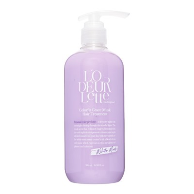 L'ODEURLETTE IN ENGLAND COLORFIT GRACE MUSK HAIR TREATMENT Парфюмированная маска для волос c ароматом белого мускуса 500мл