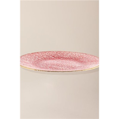 Bella Servis Tabağı - Kırmızı - 33 cm