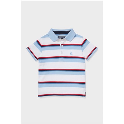 Poloshirt - gestreift