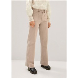 Jeans wideleg bolsillos -  Mujer | MANGO OUTLET España