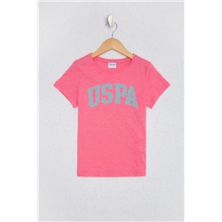 Çocuk Pembe Bisiklet Yaka Tişört