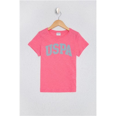 Çocuk Pembe Bisiklet Yaka Tişört