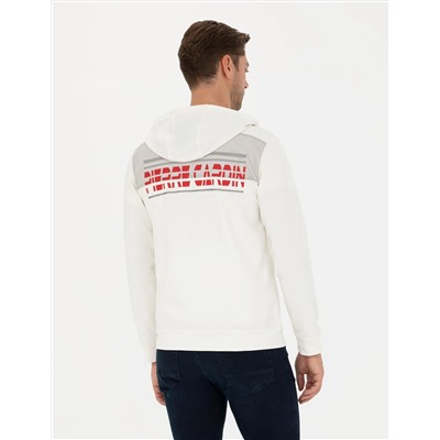 Ekru Regular Fit Örme Hırka