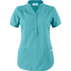 Butter-Soft Scrubs by UA™ Mandarin Collar 4-Pocket Top