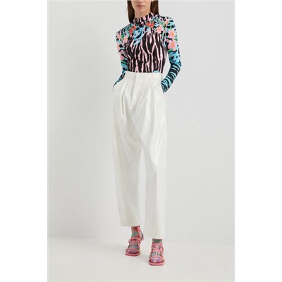 Body slim animal print