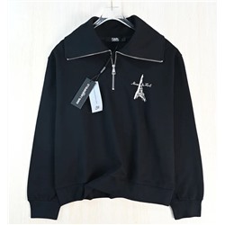 Повседневная толстовка с длинными рукавами с полумолнией   KARL LAGERFEL*D ОРИГИНАЛ! 😎