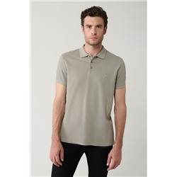 Taş %100 Pamuk Serin Tutan Polo Yaka T-Shirt