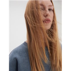 RE.DESIGN Sweatshirt aus Baumwolle mit Wascheffekt