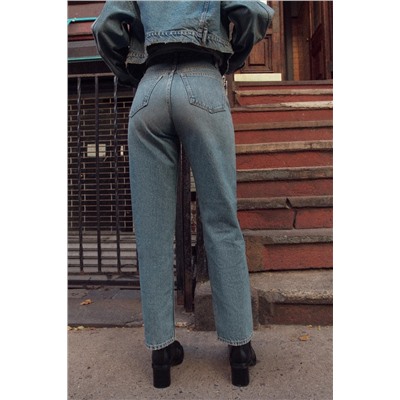 TRF MOM FIT HIGH-WAIST JEANS