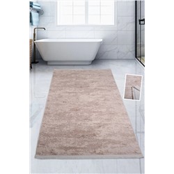 Relax Carpet Nova Vizon 100x200 Cm Büyük Ebat Banyo Paspası Spor Saçaklı Kaymaz Peluş Püsküllü Banyo Halısı RLX-NOVA-BP100X200