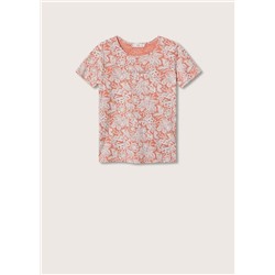 Camiseta estampada logo bordado