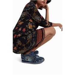 Vestido recto floral