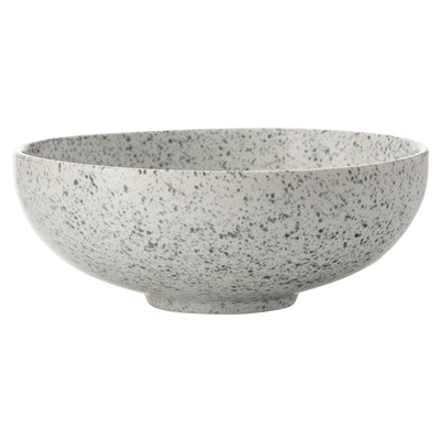 Салатник, 19х7 см, 1 л, фарфор P, светло-серый, в крапинку, Caviar Speckle, 56544