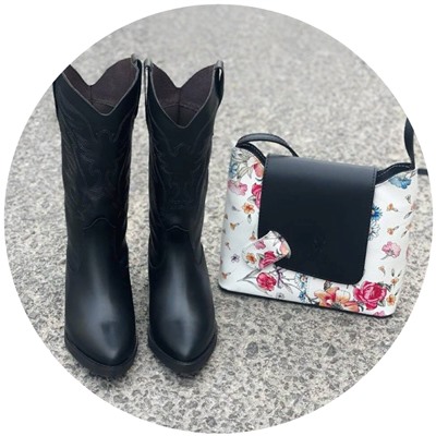 TEKILA 7000 negro+Vera pelle flores АКЦИЯ