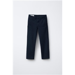 BASIC SLIM FIT CHINO TROUSERS
