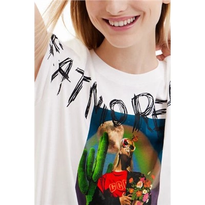 Camiseta arty "Eat More Art"