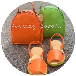 AB.ZAPATOS · 3201 naranja+AB.Z · Pelle · mochila NAPA (630) Naranja-PISTACHO