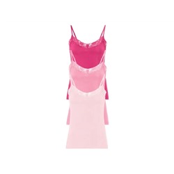 ESMARA® Spaghettiträgerhemden Damen, 3 Stück