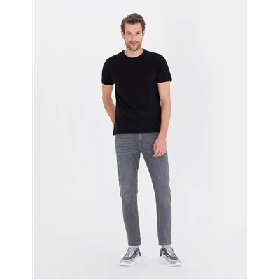 Siyah Slim Fit Basic Tişört