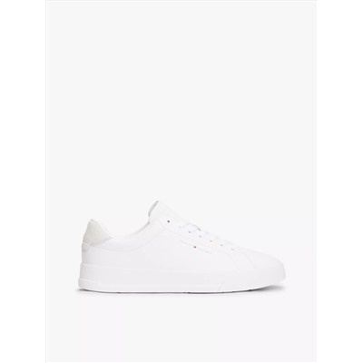 Coated Leather Court Sneaker